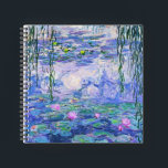 Claude Monet Water Lilies Französische Impressioni Notizbuch<br><div class="desc">Claude Monet Water Lilies ist ein französischer Impressionist Art Water Lilies (oder Nympheas),  eine Serie von ca. 250 Ölgemälden des französischen Impressionisten Claude Monet. Die Bilder zeigen Monets Blumengarten in Giverny.</div>