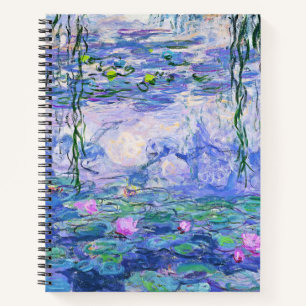 Claude Monet Water Lilies Französische Impressioni Notizbuch