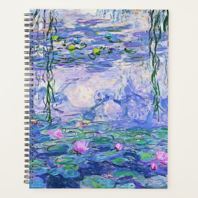 Claude Monet Water Lilies Französische Impressioni Planer (Vorderseite)