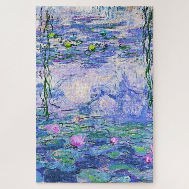 Claude Monet Water Lilies Französische Impressioni Puzzle (Vertikal)
