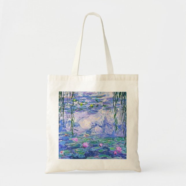 Claude Monet Water Lilies Französische Impressioni Tragetasche (Vorne)