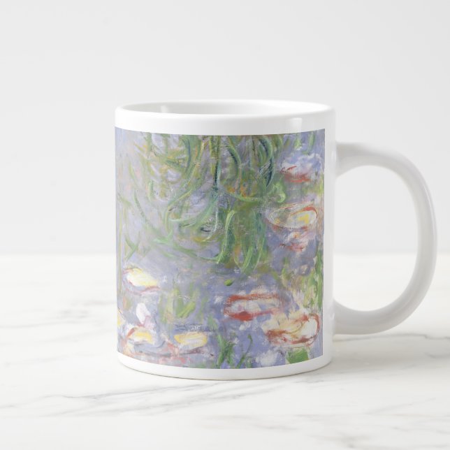 Claude Monet| Water-Lilies, Grascluster Jumbo-Tasse (Rechts)