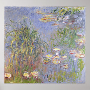 Claude Monet   Water-Lilies, Grascluster Poster