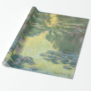 Claude Monet Water Lilies Impressionist Malerei Geschenkpapier