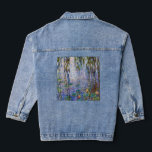 Claude Monet - Water Lilies Jeansjacke<br><div class="desc">Water Lilies / Nympheas von Claude Monet 1916-1919</div>
