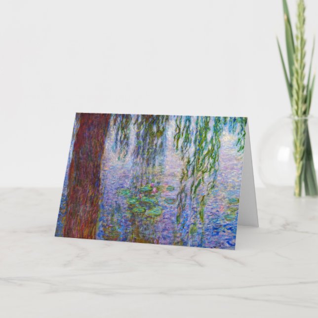 Claude Monet - Water Lilies Karte (Vorderseite)