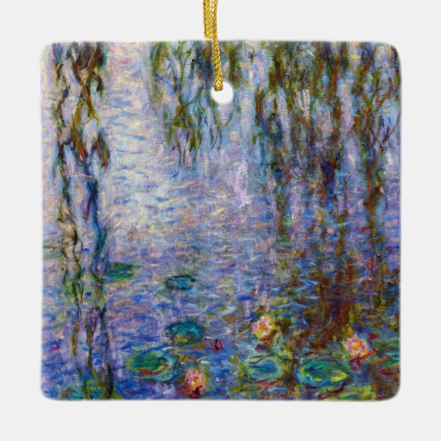 Claude Monet - Water Lilies Keramikornament (Vorderseite)