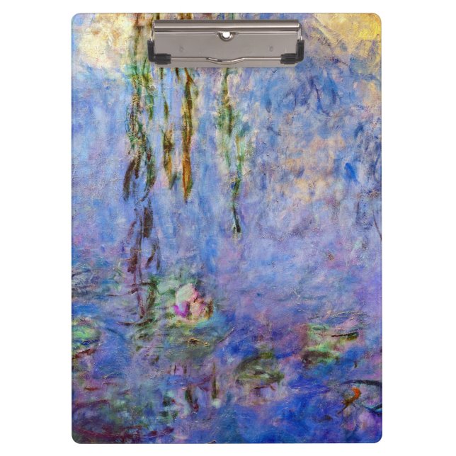 Claude Monet - Water Lilies Klemmbrett (Vorderseite)