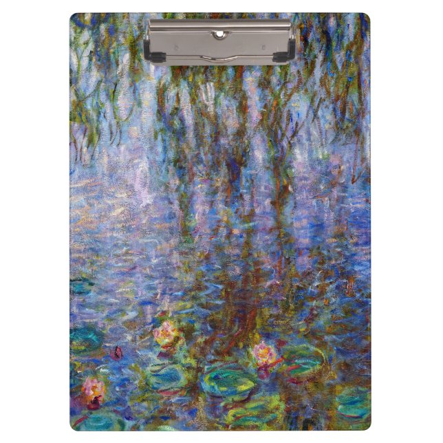 Claude Monet - Water Lilies Klemmbrett (Vorderseite)
