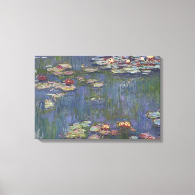 Claude Monet - Water Lilies Leinwanddruck (Vorderseite)