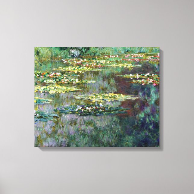 Claude Monet Water Lilies Leinwanddruck (Vorderseite)