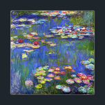Claude Monet Water Lilies Magnet<br><div class="desc">Water Lilies von Claude Monet im Jahr 1916 gemalt.</div>