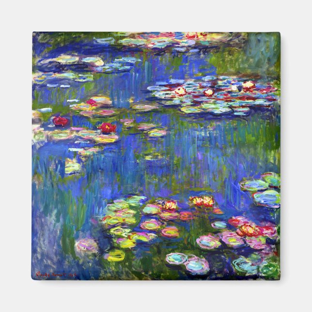 Claude Monet Water Lilies Magnet (Vorne)