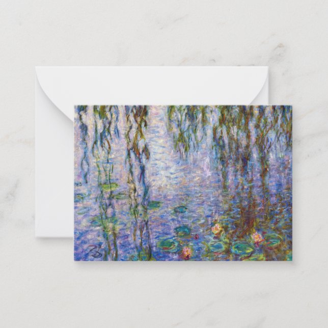 Claude Monet - Water Lilies Mitteilungskarte (Vorderseite)