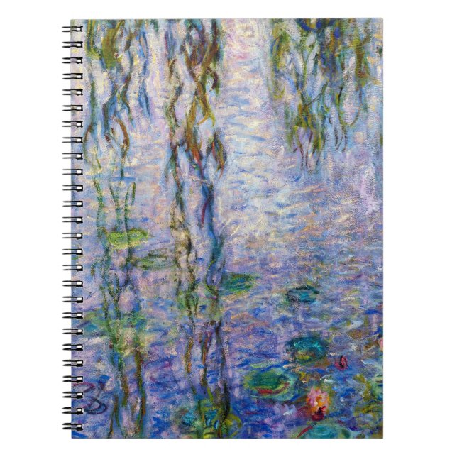 Claude Monet - Water Lilies Notizblock (Vorderseite)