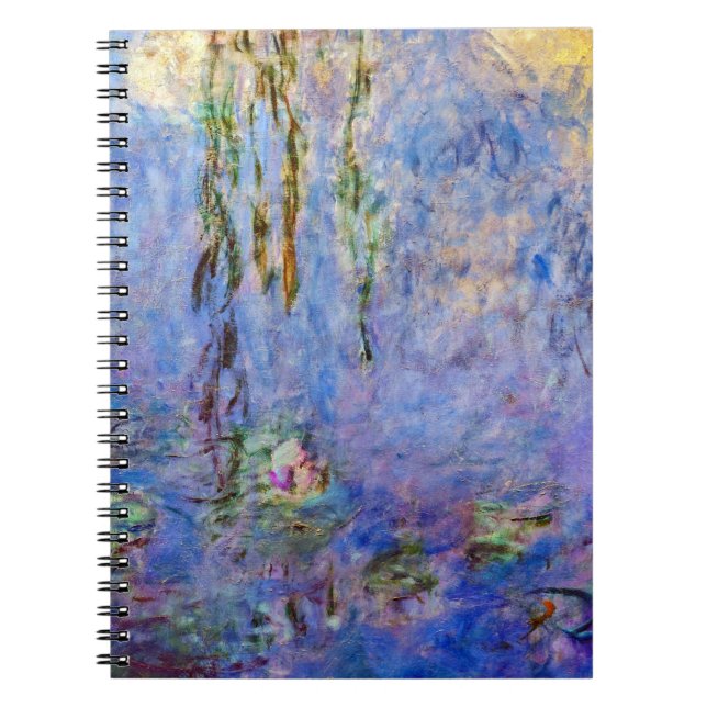 Claude Monet - Water Lilies Notizblock (Vorderseite)