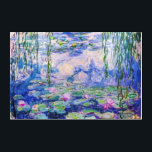 Claude Monet - Water Lilies / Nympheas 1919 Acryl Wandkunst<br><div class="desc">Water Lilies / Nympheas (W.1852) - Claude Monet,  Oil on Leinwand,  1916-1919</div>