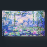 Claude Monet - Water Lilies / Nympheas 1919 Banner<br><div class="desc">Water Lilies / Nympheas (W.1852) - Claude Monet,  Oil on Leinwand,  1916-1919</div>