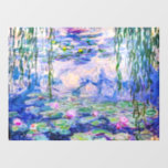 Claude Monet - Water Lilies / Nympheas 1919 Bodenaufkleber<br><div class="desc">Water Lilies / Nympheas (W.1852) - Claude Monet,  Oil on Leinwand,  1916-1919</div>