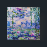 Claude Monet - Water Lilies / Nympheas 1919 Button<br><div class="desc">Water Lilies / Nympheas (W.1852) - Claude Monet,  Oil on Leinwand,  1916-1919</div>