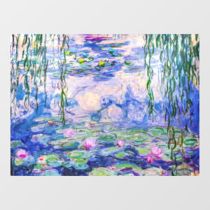 Claude Monet - Water Lilies / Nympheas 1919 Fensteraufkleber