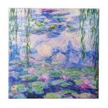 Claude Monet - Water Lilies / Nympheas 1919 Fliese<br><div class="desc">Water Lilies / Nympheas (W.1852) - Claude Monet,  Oil on Leinwand,  1916-1919</div>