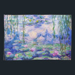 Claude Monet - Water Lilies / Nympheas 1919 Geschirrtuch<br><div class="desc">Water Lilies / Nympheas (W.1852) - Claude Monet,  Oil on Leinwand,  1916-1919</div>