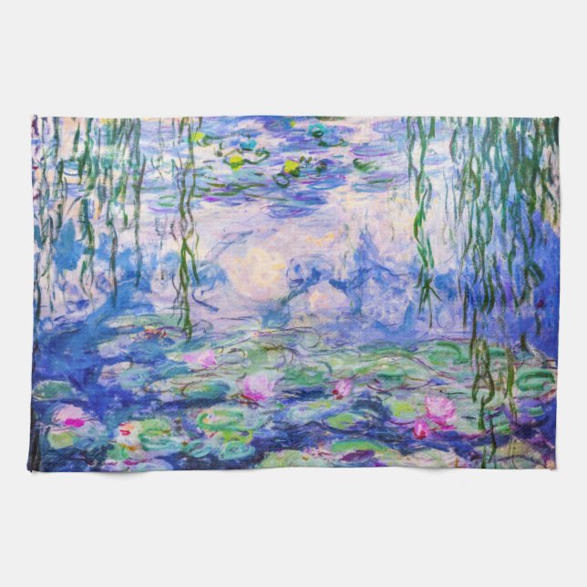 Claude Monet - Water Lilies / Nympheas 1919 Geschirrtuch (Horizontal)