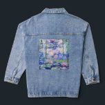 Claude Monet - Water Lilies / Nympheas 1919 Jeansjacke<br><div class="desc">Water Lilies / Nympheas (W.1852) - Claude Monet,  Oil on Leinwand,  1916-1919</div>