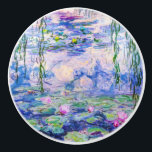 Claude Monet - Water Lilies / Nympheas 1919 Keramikknauf<br><div class="desc">Water Lilies / Nympheas (W.1852) - Claude Monet,  Oil on Leinwand,  1916-1919</div>