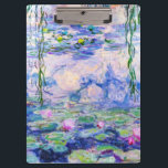 Claude Monet - Water Lilies / Nympheas 1919 Klemmbrett<br><div class="desc">Water Lilies / Nympheas (W.1852) - Claude Monet,  Oil on Leinwand,  1916-1919</div>