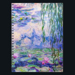 Claude Monet - Water Lilies / Nympheas 1919 Notizblock<br><div class="desc">Water Lilies / Nympheas (W.1852) - Claude Monet,  Oil on Leinwand,  1916-1919</div>