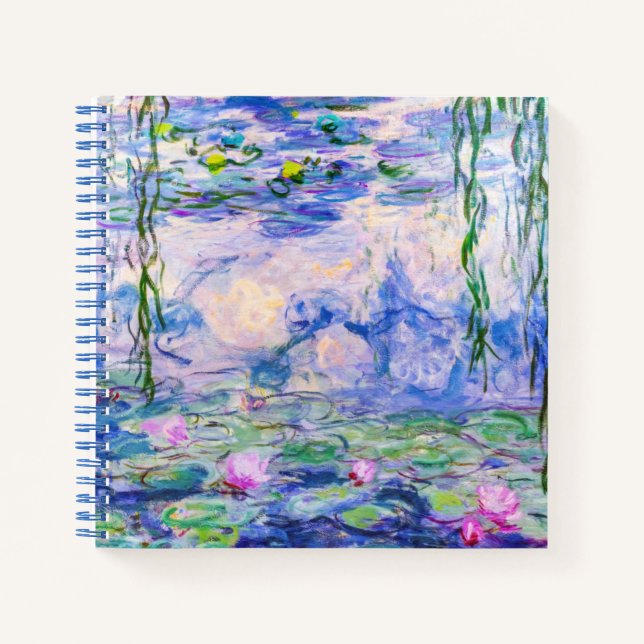 Claude Monet - Water Lilies / Nympheas 1919 Notizbuch (Vorderseite)