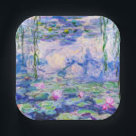 Claude Monet - Water Lilies / Nympheas 1919 Pappteller<br><div class="desc">Water Lilies / Nympheas (W.1852) - Claude Monet,  Oil on Leinwand,  1916-1919</div>