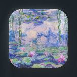 Claude Monet - Water Lilies / Nympheas 1919 Pappteller<br><div class="desc">Water Lilies / Nympheas (W.1852) - Claude Monet,  Oil on Leinwand,  1916-1919</div>