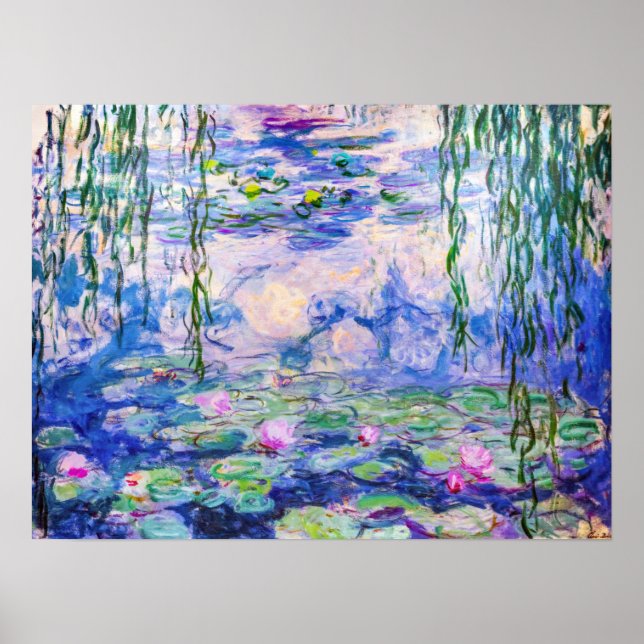 Claude Monet - Water Lilies / Nympheas 1919 Poster (Vorne)