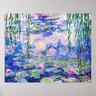 Claude Monet - Water Lilies / Nympheas 1919 Poster