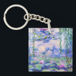 Claude Monet - Water Lilies / Nympheas 1919 Schlüsselanhänger<br><div class="desc">Water Lilies / Nympheas (W.1852) - Claude Monet,  Oil on Leinwand,  1916-1919</div>