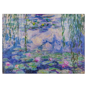 Claude Monet - Water Lilies / Nympheas 1919 Schneidebrett