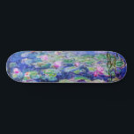 Claude Monet - Water Lilies / Nympheas 1919 Skateboard<br><div class="desc">Water Lilies / Nympheas (W.1852) - Claude Monet,  Oil on Leinwand,  1916-1919</div>