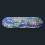 Claude Monet - Water Lilies / Nympheas 1919 Skateboard<br><div class="desc">Water Lilies / Nympheas (W.1852) - Claude Monet,  Oil on Leinwand,  1916-1919</div>