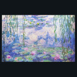 Claude Monet - Water Lilies / Nympheas 1919 Stoff<br><div class="desc">Water Lilies / Nympheas (W.1852) - Claude Monet,  Oil on Leinwand,  1916-1919</div>