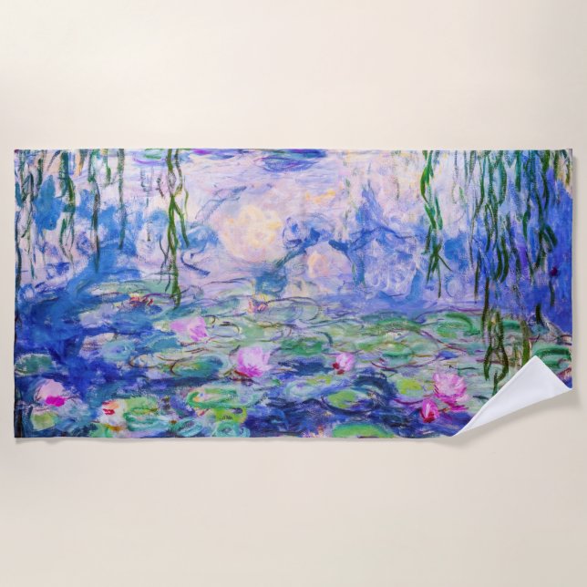 Claude Monet - Water Lilies / Nympheas 1919 Strandtuch (Vorderseite)