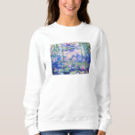 Claude Monet - Water Lilies / Nympheas 1919 Sweatshirt<br><div class="desc">Water Lilies / Nympheas (W.1852) - Claude Monet,  Oil on Leinwand,  1916-1919</div>