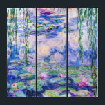 Claude Monet - Water Lilies / Nympheas 1919 Triptychon<br><div class="desc">Water Lilies / Nympheas (W.1852) - Claude Monet,  Oil on Leinwand,  1916-1919</div>