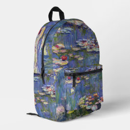 Claude Monet - Water Lilies / Nympheas Bedruckter Rucksack
