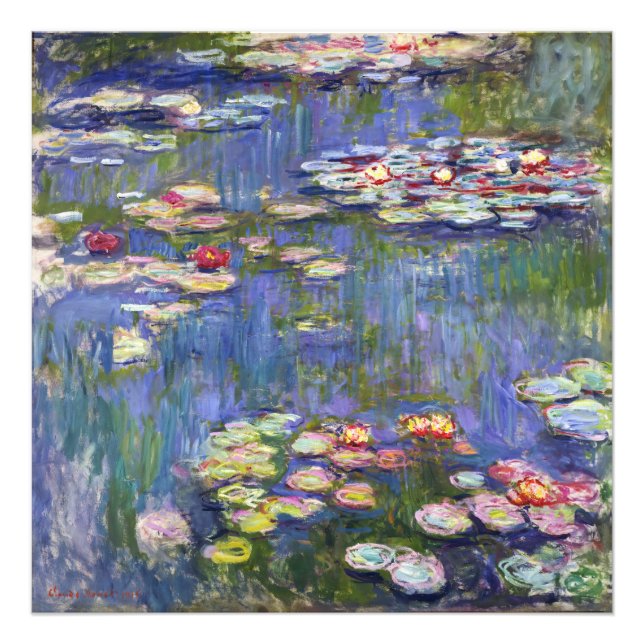 Claude Monet - Water Lilies / Nympheas Fotodruck (Vorne)
