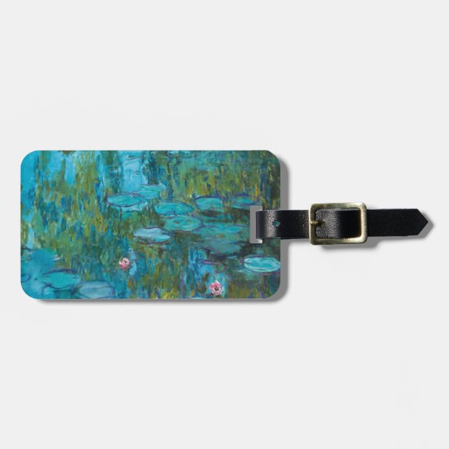 Claude Monet Water Lilies Nymphéas Gallery Gepäckanhänger (Vorderseite horizontal)