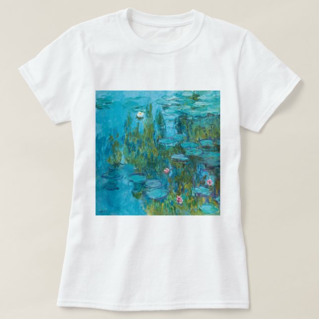 Claude Monet Water Lilies Nymphéas Gallery T-Shirt (Design vorne)