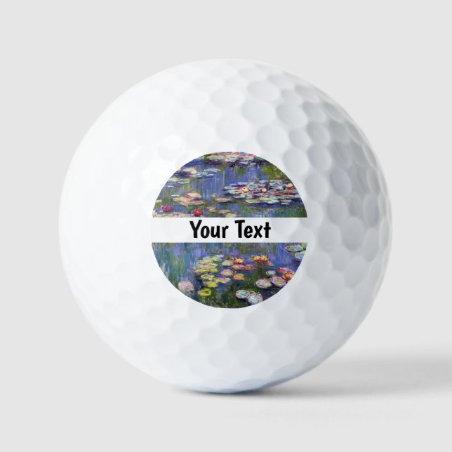 Claude Monet - Water Lilies / Nympheas Golfball (Vorderseite)